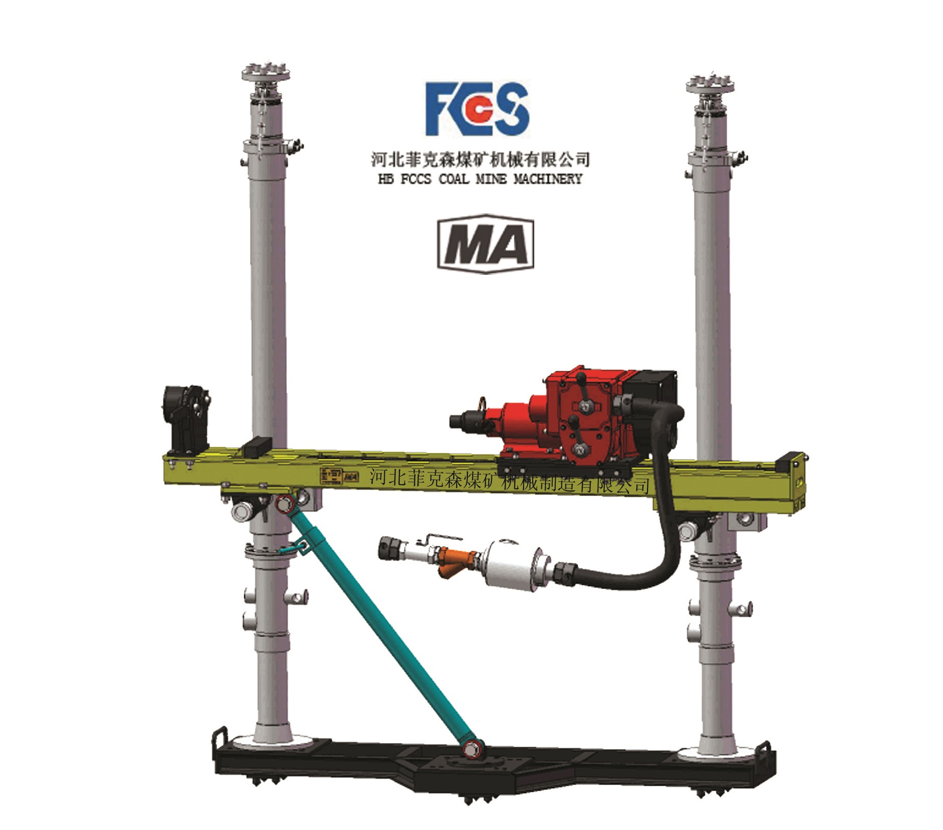 2氣動架柱式鉆機(jī) ZQJC-920-11.0S.jpg